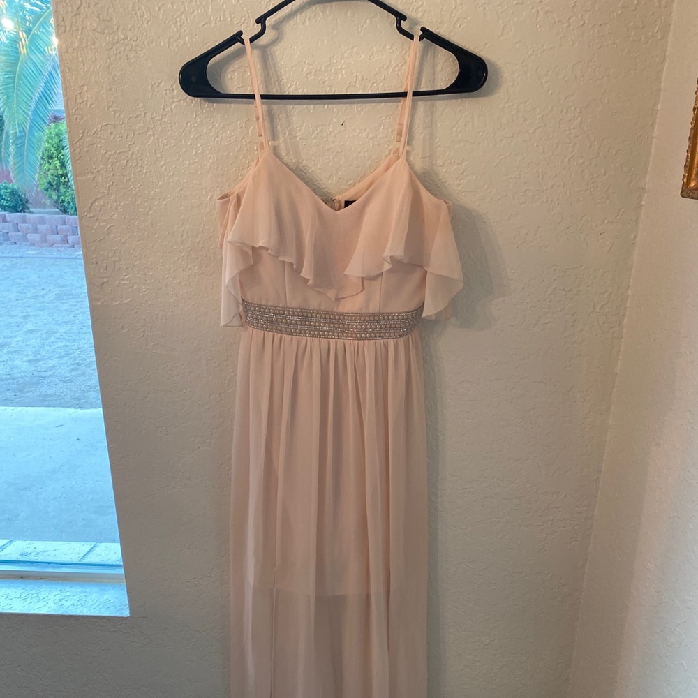 Full Length Light Pink Dress